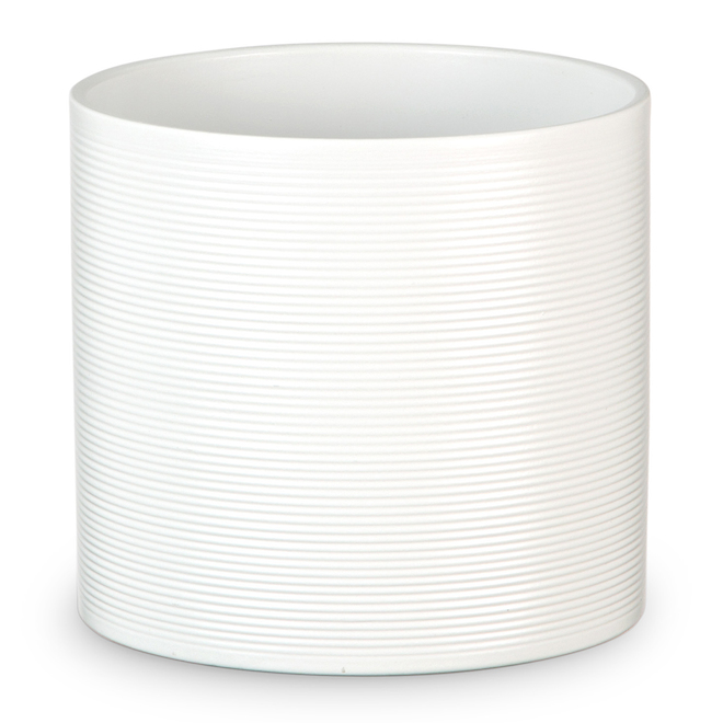 Promotions Scheurich Pot Cover - Panna 828 - 28 cm - Ceramic - White On  sale - storegardendecor.com Free Shipping